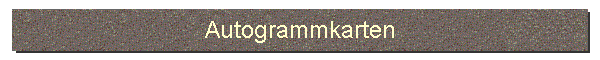 Autogrammkarten
